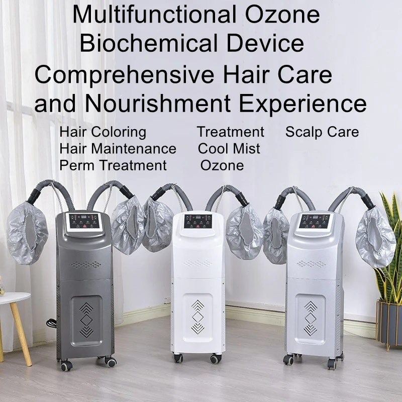 New Computerized Multi-Function Hair Steamer Hair Salon Steam Machine with Ozone Therapy Head Biochemical Oxygen Generator