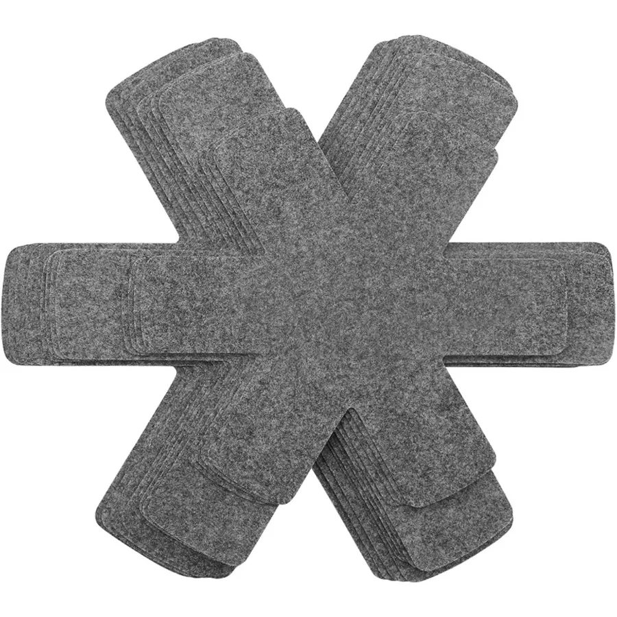 

Защитные накладки для кастрюль и сковородок. Набор из 12 и 3 разных размеров. Разделители посуды. Подушечки. Защитные накладки для сковородок. Разделители кастрюль.