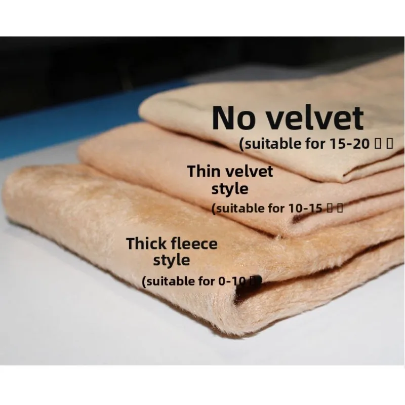 ‌ بدلة حرارية بسحاب خلفي غير مرئي مبطن بالصوف مقاس كبير جوارب طويلة عارية نمط كامل الجسم ملابس داخلية دافئة للنساء للشتاء