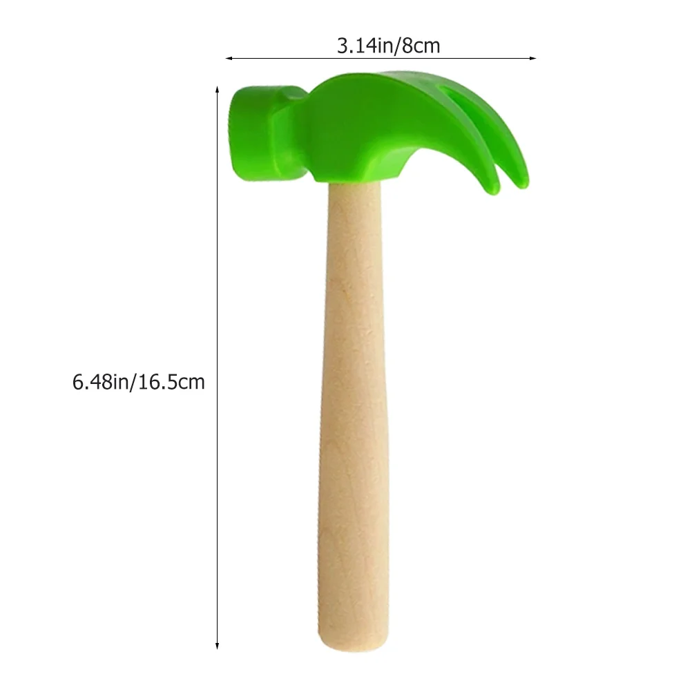 BESPORTBLE 2 pçs ferramenta de reparo chifre martelo fingir jogar bater brinquedo para meninos meninas batendo jogo construção divertido brinquedo