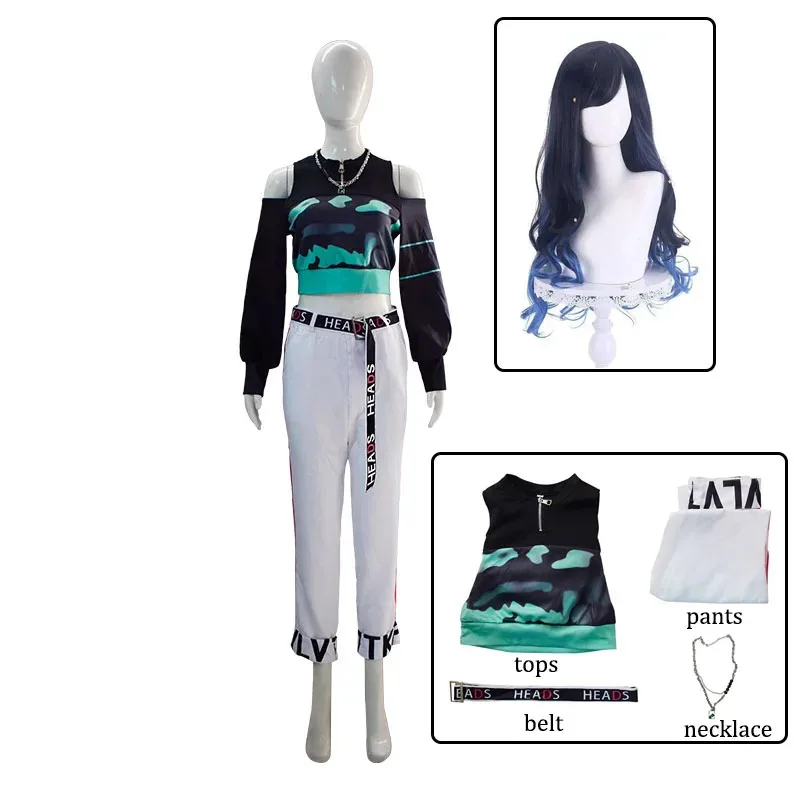 

3rd Anniversary Shiraishi An Cosplay PJSK Project Sekai Colorful Stage Cosplay Costume Wig Women Party Role Playing Outfit
