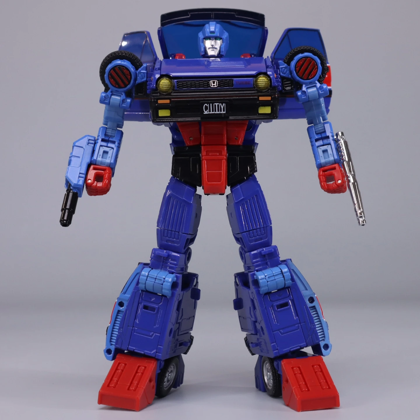 IN VOORRAAD NIEUWE Transformatie RT05 KO Skids Blauw Kleine Motorfiets Action Figure KO VerSion