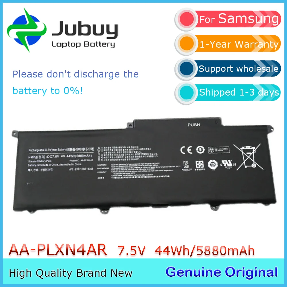 AA-PLXN4AR 7.6V 44Wh Original Laptop Battery for Samsung 900X3B 900X3C NP900X3C-A01 NP900X3F AA-PBXN4AR