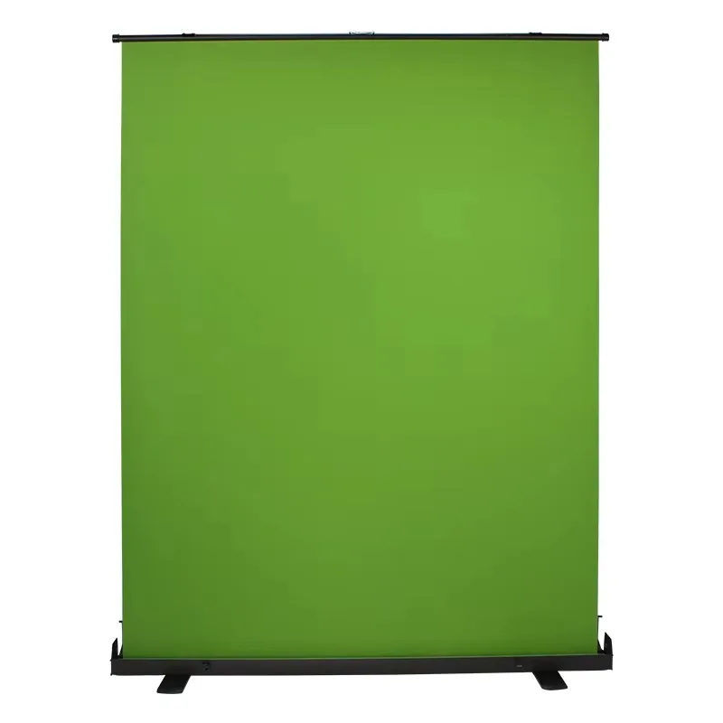 Latest 2024 model Portable collapsible backdrop roll up green screen background for video studio streaming