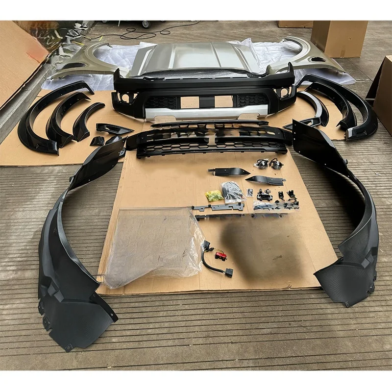 High Quality Complete Facelift Upgrade Body Kit Fit for Everest 2016‑2021 Convert to 2022 Raptor Style Include Fender Hood