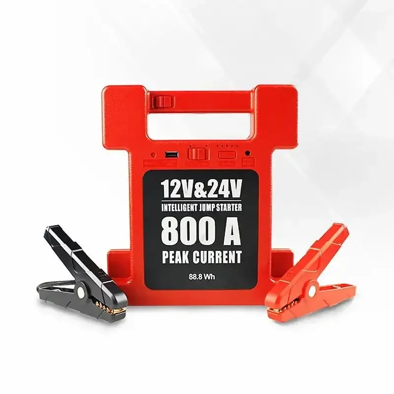 Big Truck Portable Car Jump Starter Power Bank 24V 400A-800A Battery 24000mAh Car Starter