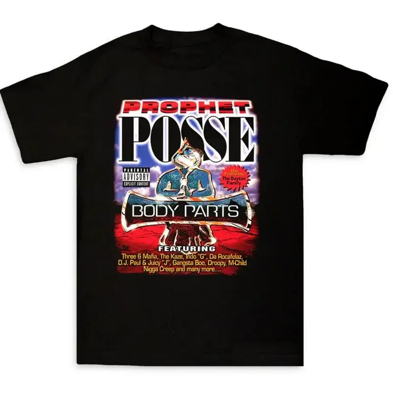 Prophet Posse Black T Shirt Short Sleeve All Sizes S To 5Xl