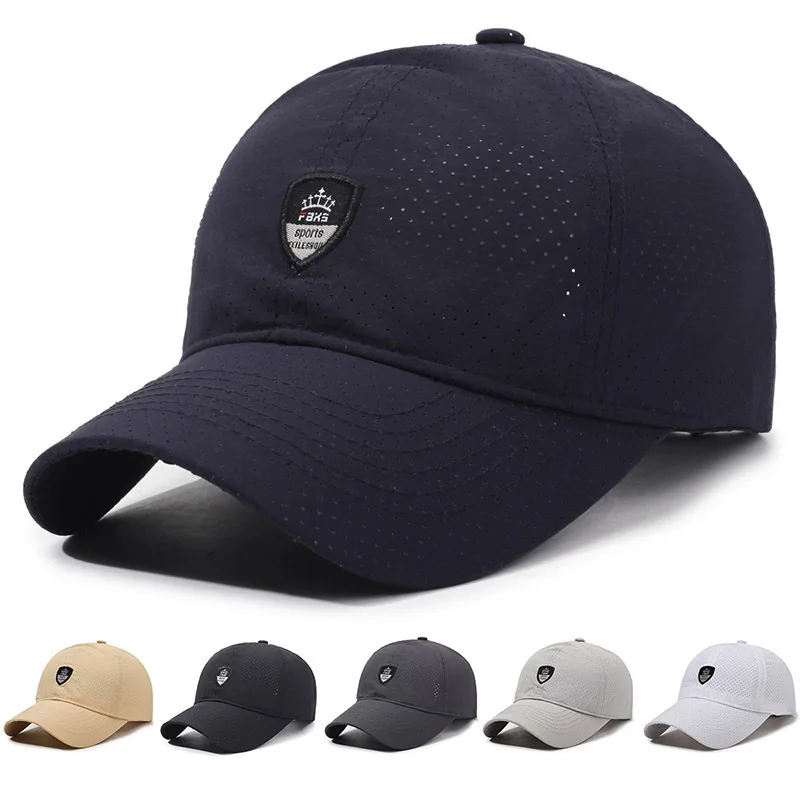 

Middle Aged Hat Summer New Breathable Baeball Meh Workout Sport Cap Outdoor Fahion Caual Sun Protection Shade