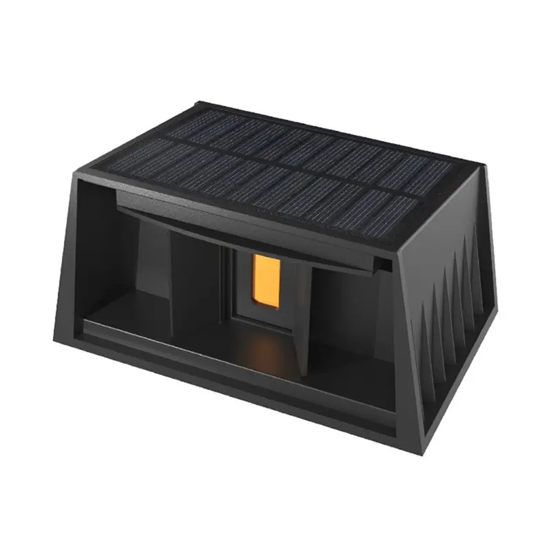 

Солнечный настенный светильник A008 с регулируемым углом наклона вверх-вниз, цветной, для наружного освещения сада, веранды, дорожек, гаража