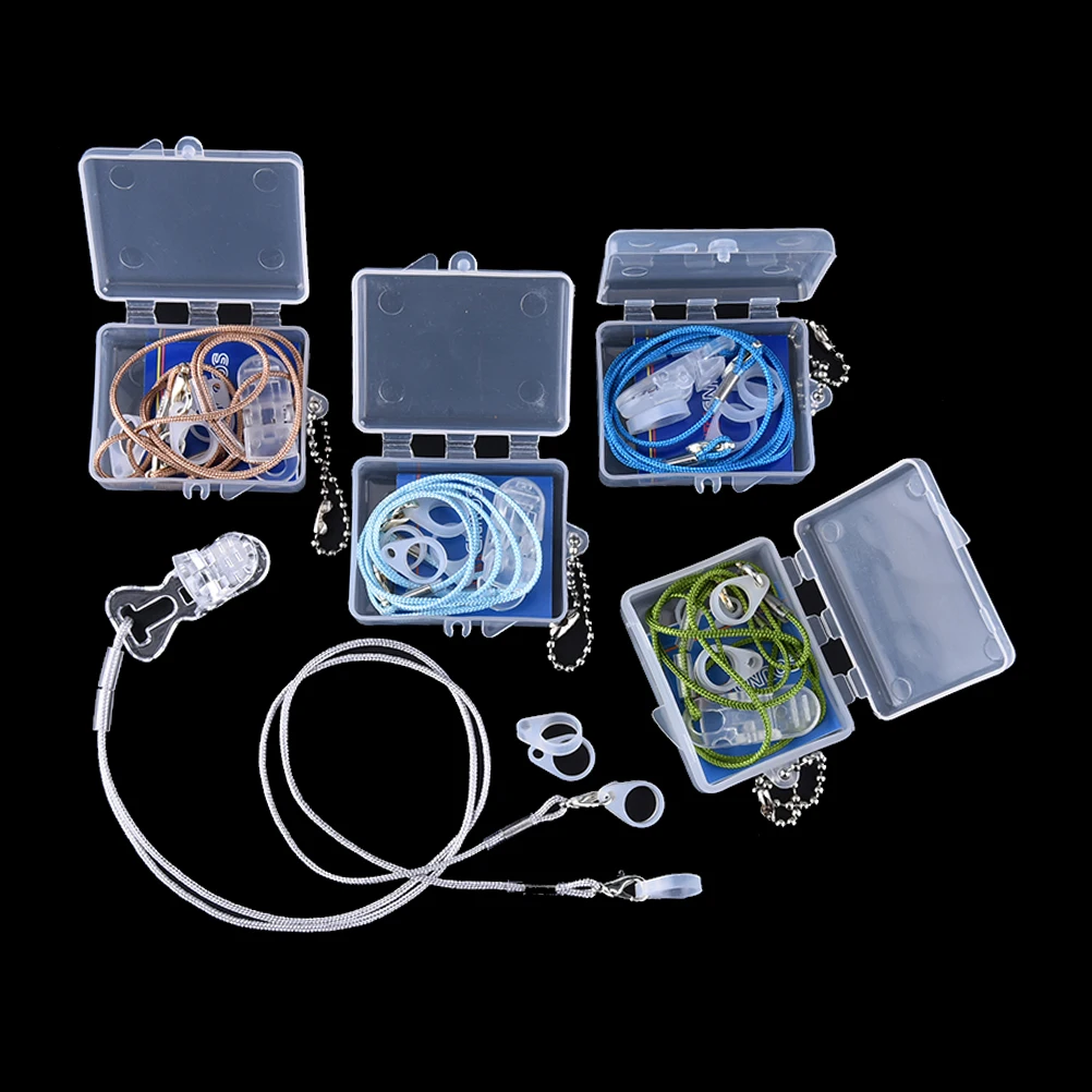 1 Set Behind The Ear BTE Hearing Aids For Children & Adults Aid Clip Clamp Rope Protector Holder Safety Protection Accessories