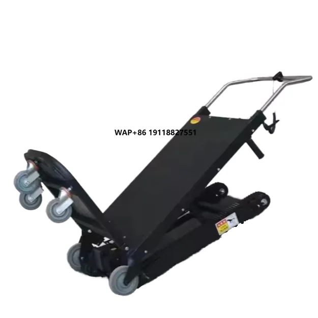 Portable Foldable Heavy Duty Electric Stair Climbing Hand Trolley Battery Operated Platform Industrial Storage Use OEM Steel