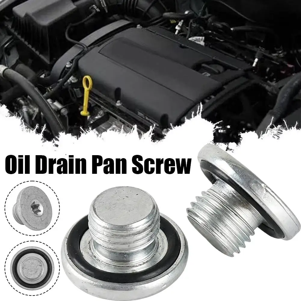 2/5Pcs M14 X 1.5 Engine Oil Pan Screw Sump Drain Plug For Opel Corsa B C D 1.0 1.2 Zafira A B 1.8 1993-2009