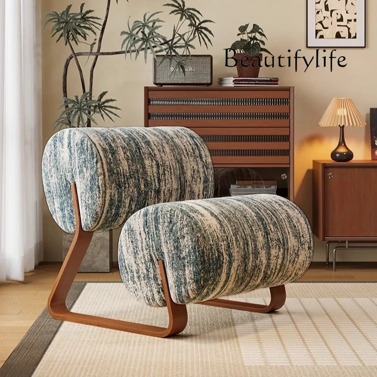 

Medieval Michelin Chair Home Bedroom Balcony Single Sofa Chair Designer Living Room Lazy Leisure Sofa