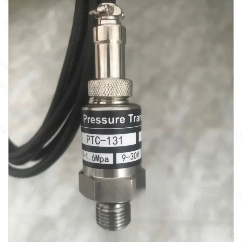 Screw Air Compressor Pressure Sensor Transmitter 0-1.6MPa G1/4 Male DC 24V