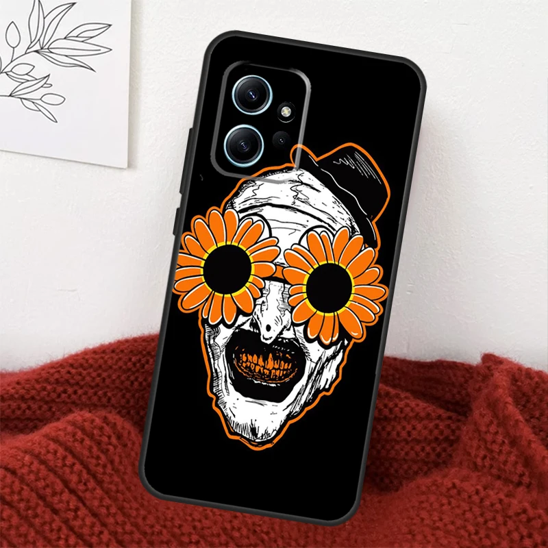 Horror Movie Terrifier For Redmi Note 12 12S 11 11S Case For Redmi Note 10 8 9 Pro 9S 10S 9A 9C 10A 10C 12C Cover