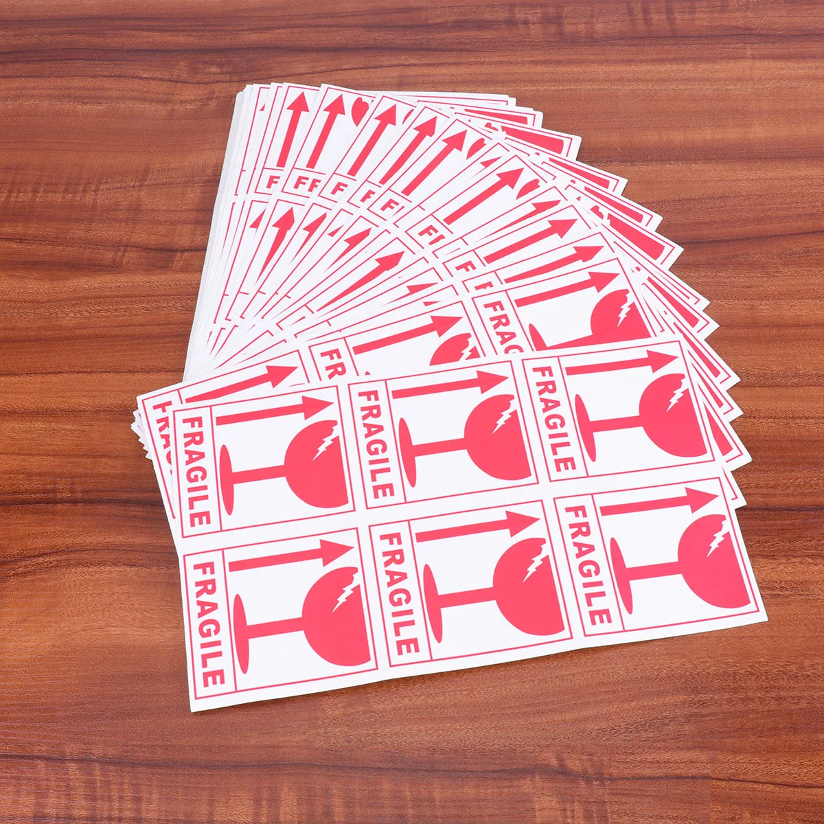 270 pcs Fragile Warning Stickers Clear Large Font Adhesive Backside For Shipping Packaging Moving Home Office Transport Decal