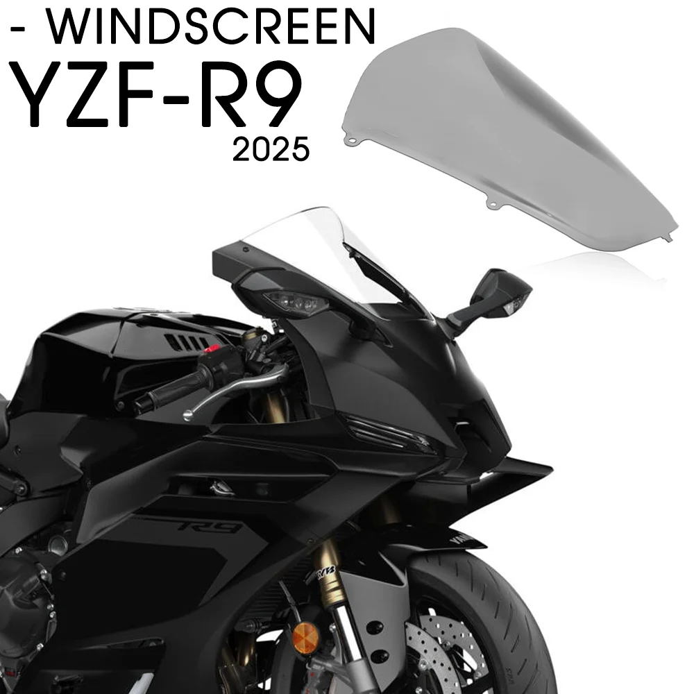 

Аксессуары для YAMAHA YZF-R9 YZF R9, дефлектор ветрового стекла мотоцикла YZFR9 R9 2025, передний конкурентоспособный экран, лобовое стекло
