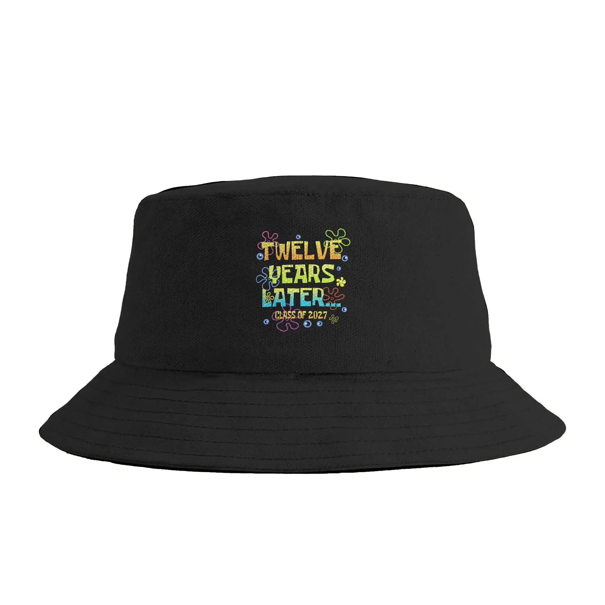 Men Women Funny Senior 2027 Class of 2027 Senior Twelve Years Later Bucket Hat  Foldable Fisherman Hats Spring Trendy Travel Cap