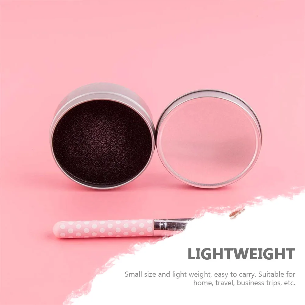 4 مجموعات من منظف فرش المكياج، إسفنجة كربون منشط، صغيرة الحجم، أدوات خفيفة الوزن، تنظيف منزلي أثناء السفر بدون فرش مياه نظيفة