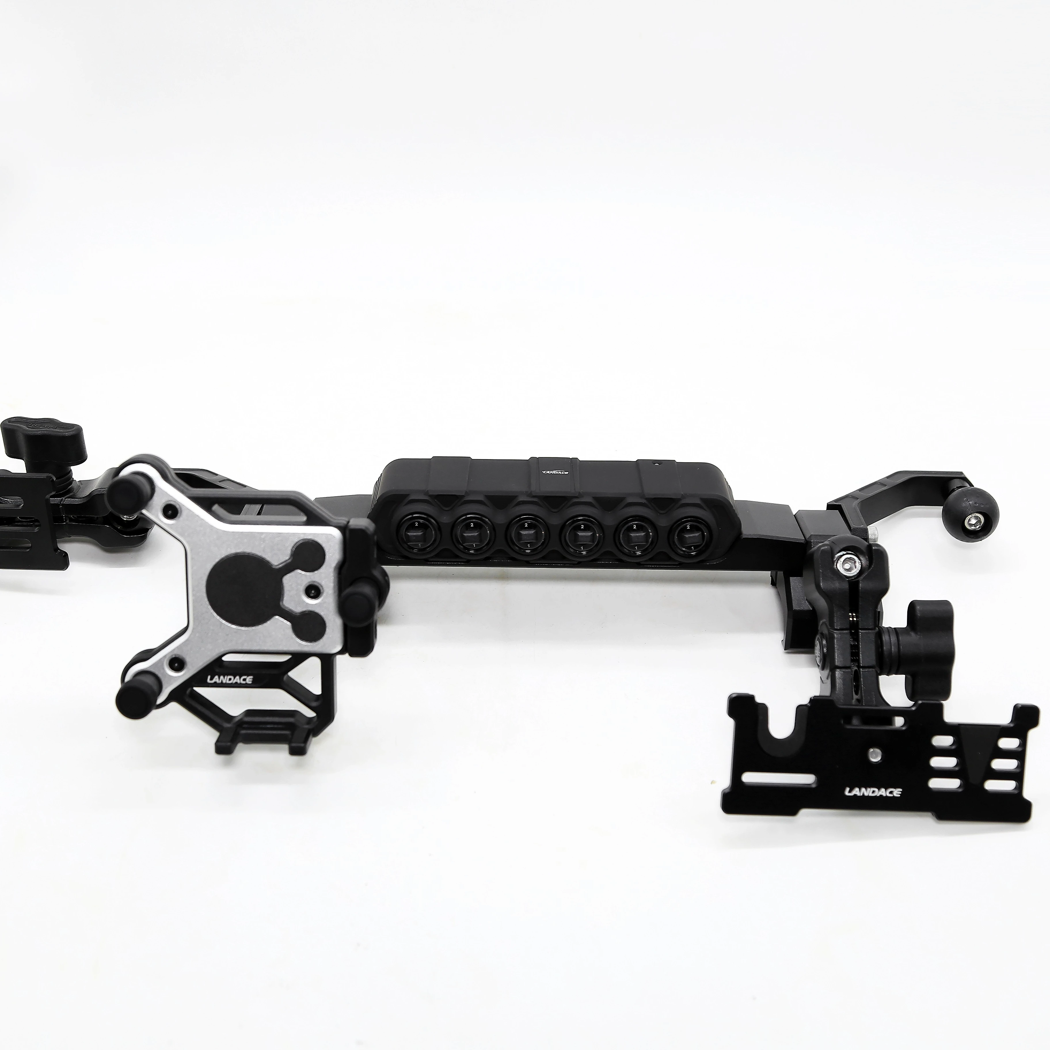 

4x4 Vehicle Accessories Aluminum Alloy Center Console Bracket Mobile Phone Bracket Walkie-talkie Bracket Jeep