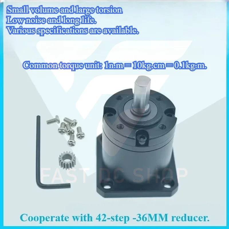 42 Stepper Motor Reducer Precision Planetary Gear Reducer 36MM Planetary Motor Gearbox Positive and Negative Rotation
