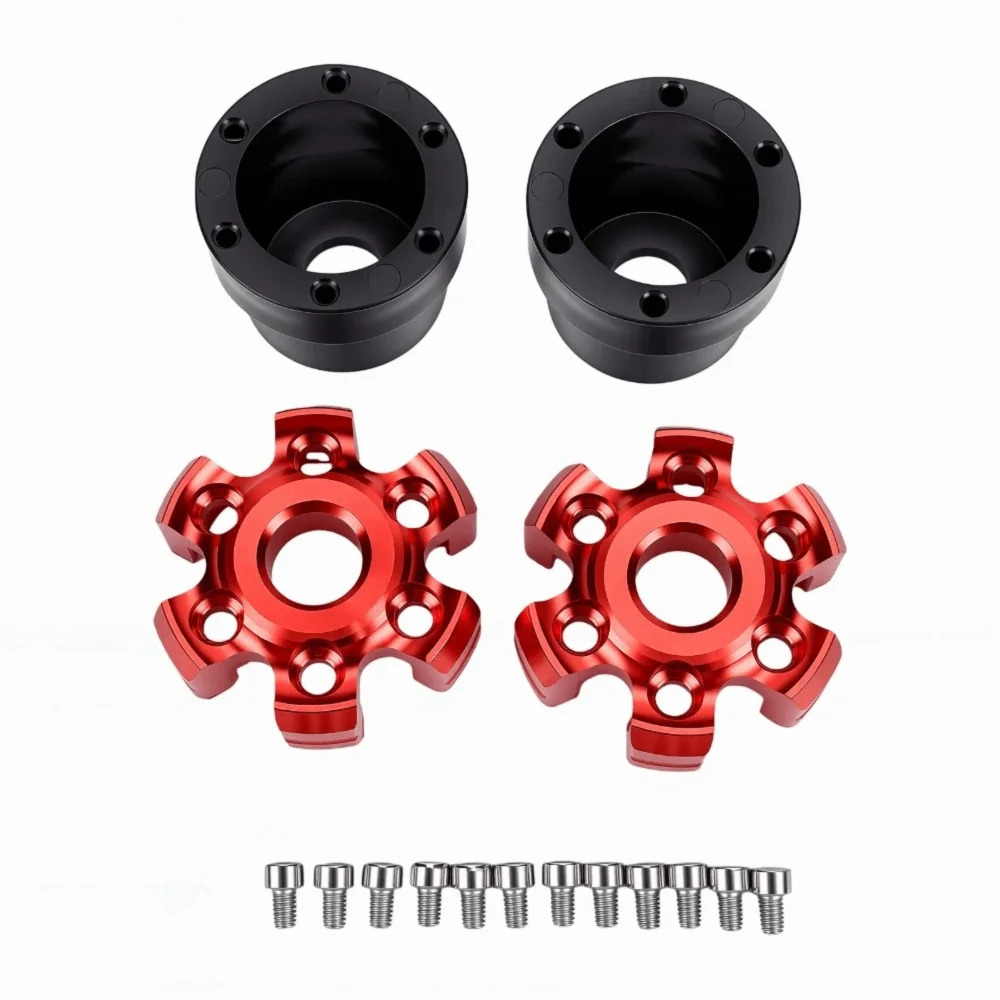 2pcs Aluminum Alloy Motorcycle Frame Sliders 6-Hole Falling Protection Front Fork Crash Protectors CNC Aluminum Sliders