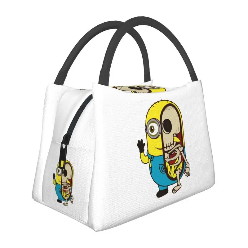 

Animated Comedy Movies Minions Thermal Insulated Lunch Bags Women Resuable Lunch Tote for Office Outdoor Storage Meal Food Box