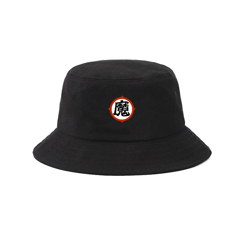 Dragon Ball Z Son Goku Anime Bucket Hat Cotton Printing Hip Hop Fisherman Panama Sun Hat Outdoor Street Casual Visor Bucket Cap