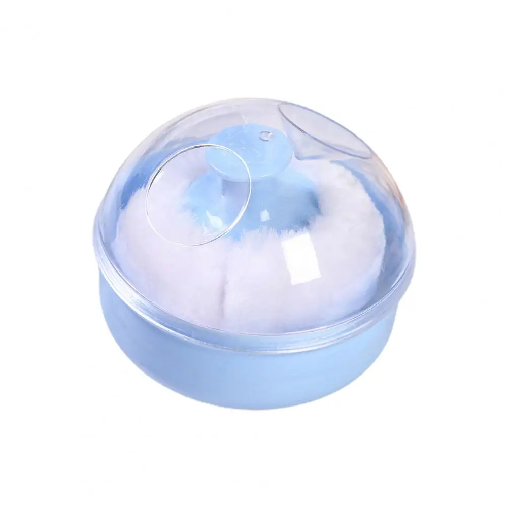 Smell-less Helpful Baby Face Body Powder Puff Box Skin-touching Baby Puff Box Dustproof Makeup Tools