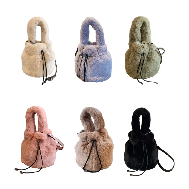 

Stylish Drawstring Bag Shoulder Bags Functional and Trendy Crossbody Handbag Great for Carrying Items