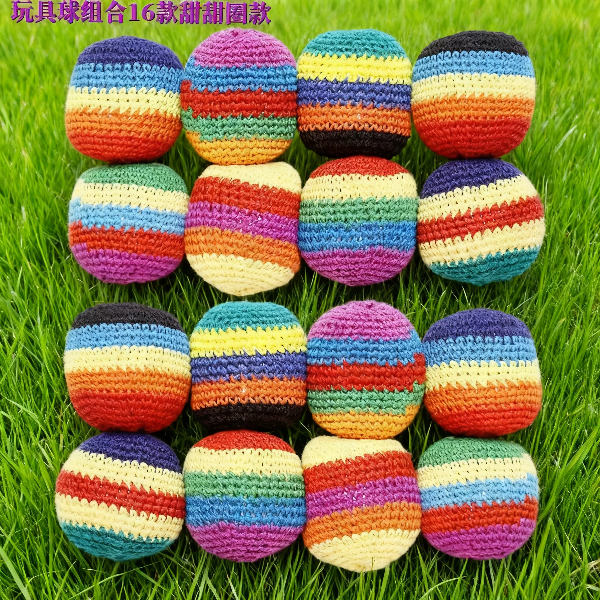 

Kids Outdoor Game Footbag Set, Handmade & Soft, Safe for Children, 1/3/6/9/12pc Choices