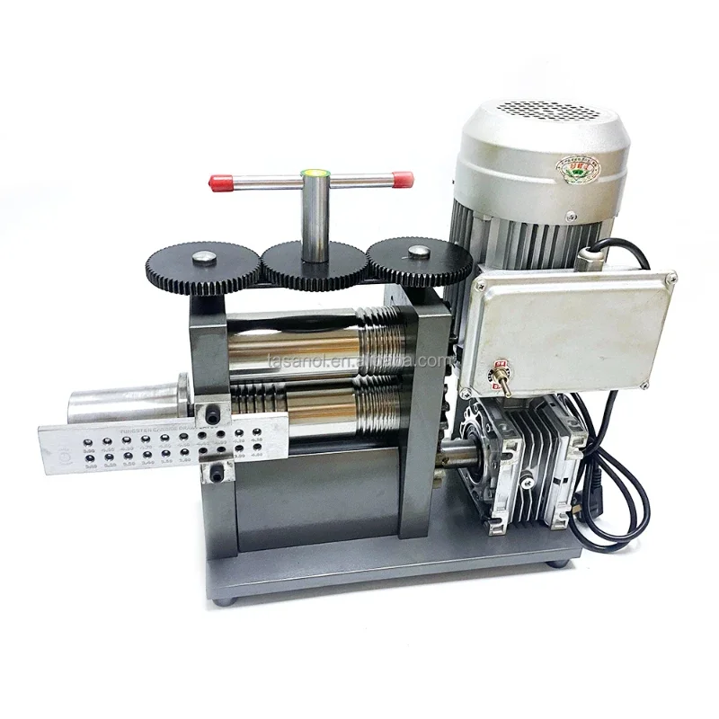 NEW Arrivals LAPIDARY SUPPLY 1HP Rolling Mill With Drawplating Jewelry Rolling Machine Electrical Roll Mill