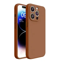 Luxury Maillard Color Brown Matte Case for Samsung Galaxy S24 Ultra S23 S22 S21 S20 S10e S9 S8+ Soft Shell Shockproof TPU Cover