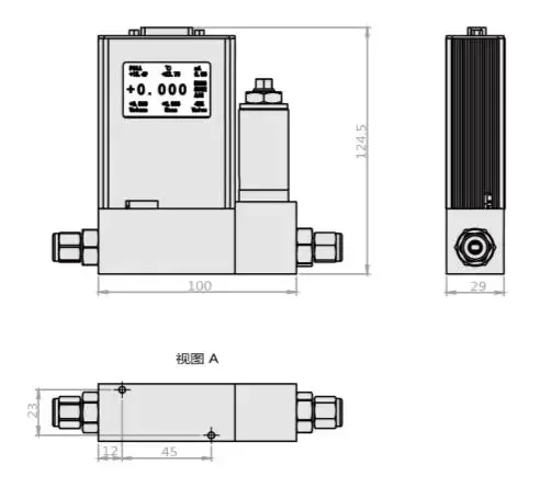 

digital micro motion flow meter Air Gas Mass Flow Meter mass micro flow Controller with RS485 With Spot Wholesale