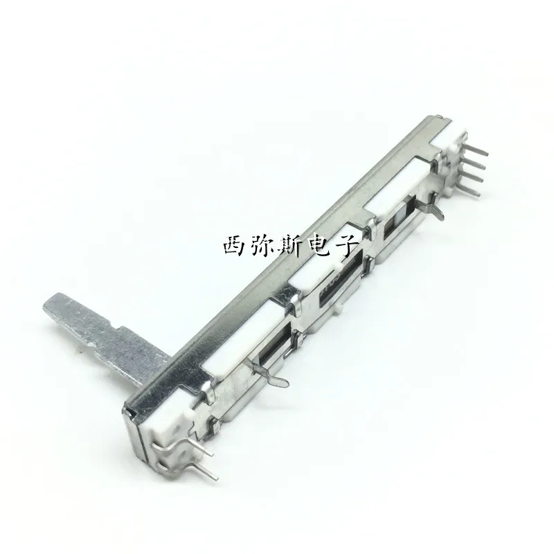 1 قطعة ، مقياس الجهد الانزلاق المستقيم ، B103 10K ، الطول الإجمالي 60 مللي متر ، السفر 45 مللي متر ، DJM300 400 500 600 800 1000