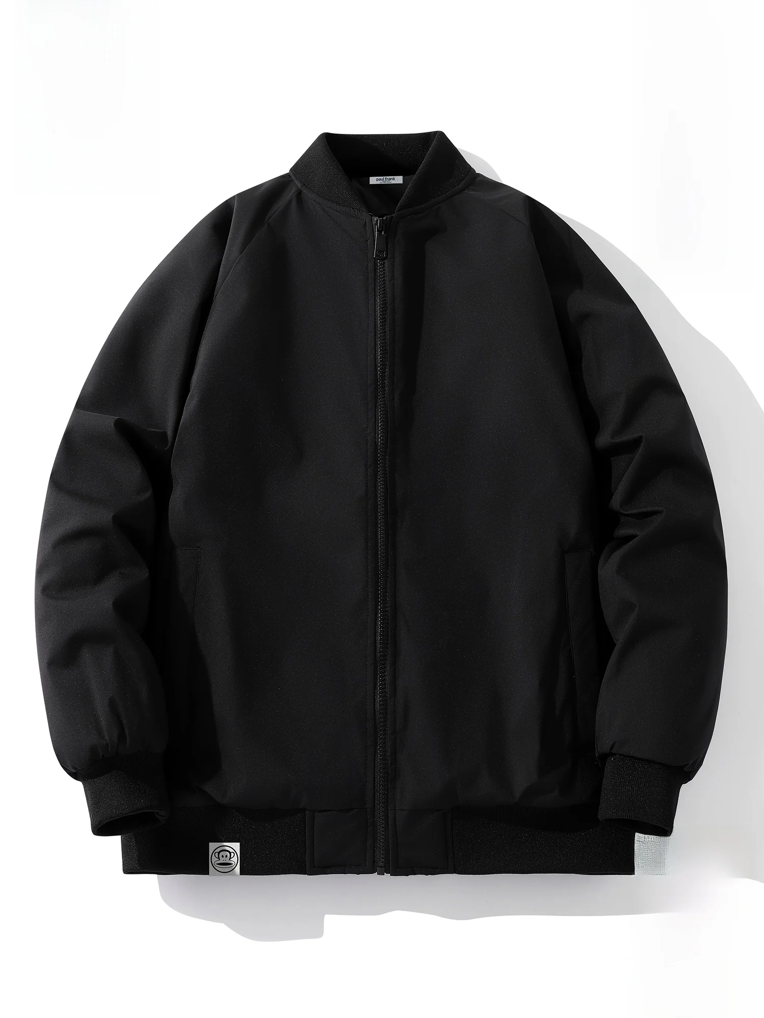 

Мужская зимняя теплая куртка Paul Frank из утолщенного хлопка с воротником-бомбером, молодежная модная куртка с принтом обезьяны, защита от холода