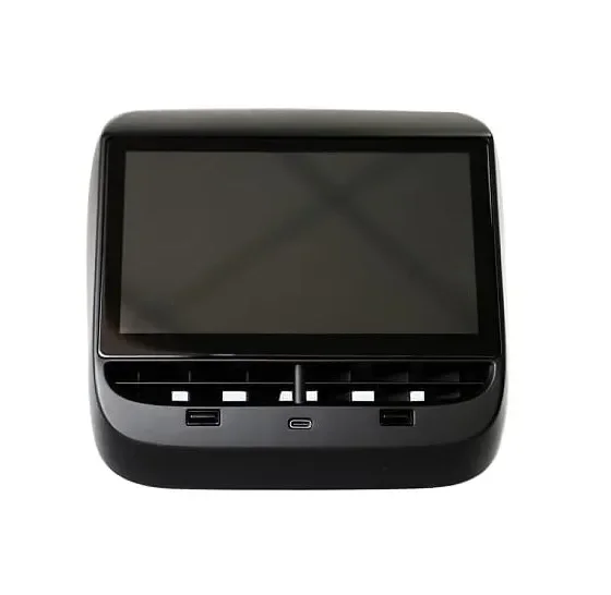 

7-дюймовый IPS-экран на заднее сиденье для Tesla Model 3 Y Android, кондиционер, мультимедийный плеер, CarPlay, авто музыка