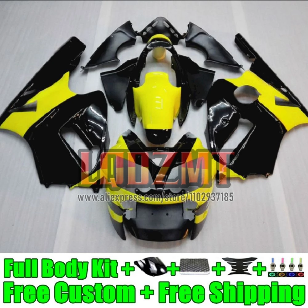 Body+Tank For KAWASAKI black yellow NINJA ZX 12R 1200CC 58No.19 ZX12R 2002 2003 2004 2005 2006 ZX-12R 02 03 04 05 06 OEM Fairing