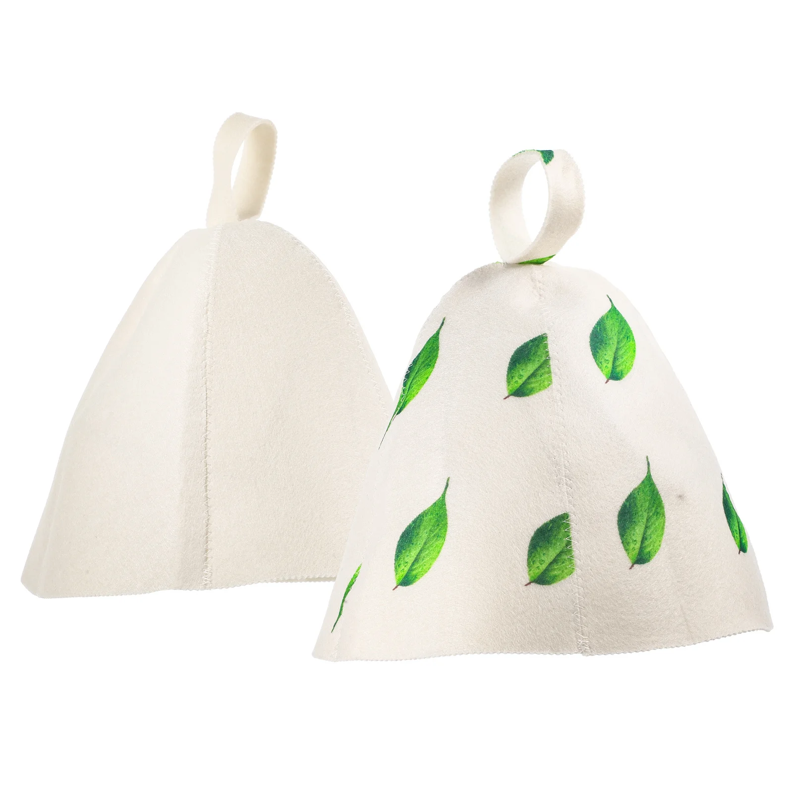 

2pcs Sauna Hat Thickened Lightweight Bathing Hat For Women Breathable Reusable Shower Cap Moisture-Absorbing Spa Water Therapy