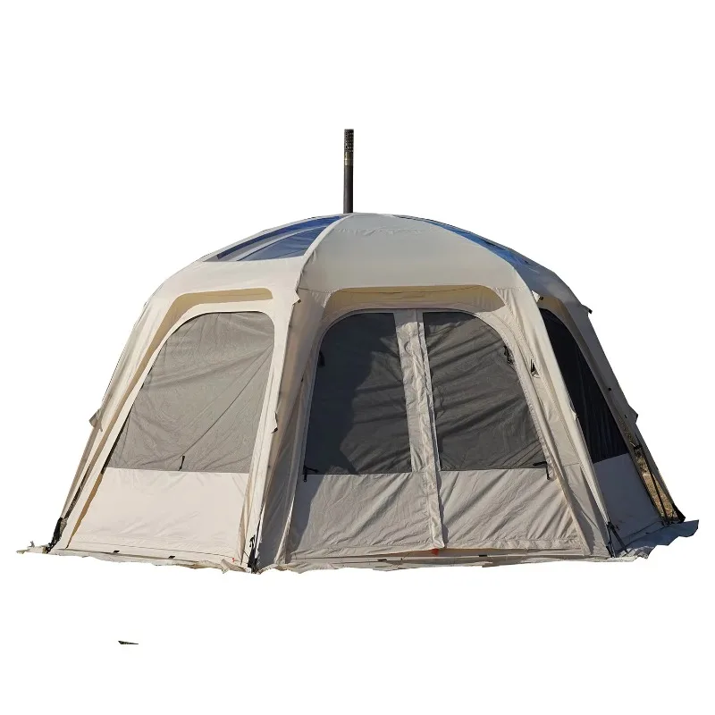 new design update Camping base Heavy Luxury oxford  dome Tent