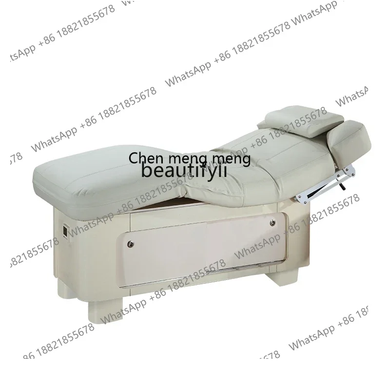cc182l Widened Electric Beauty Latex Massage Couch Beauty Salon with Music Lifting Constant Temperature Physiotherapy Bed