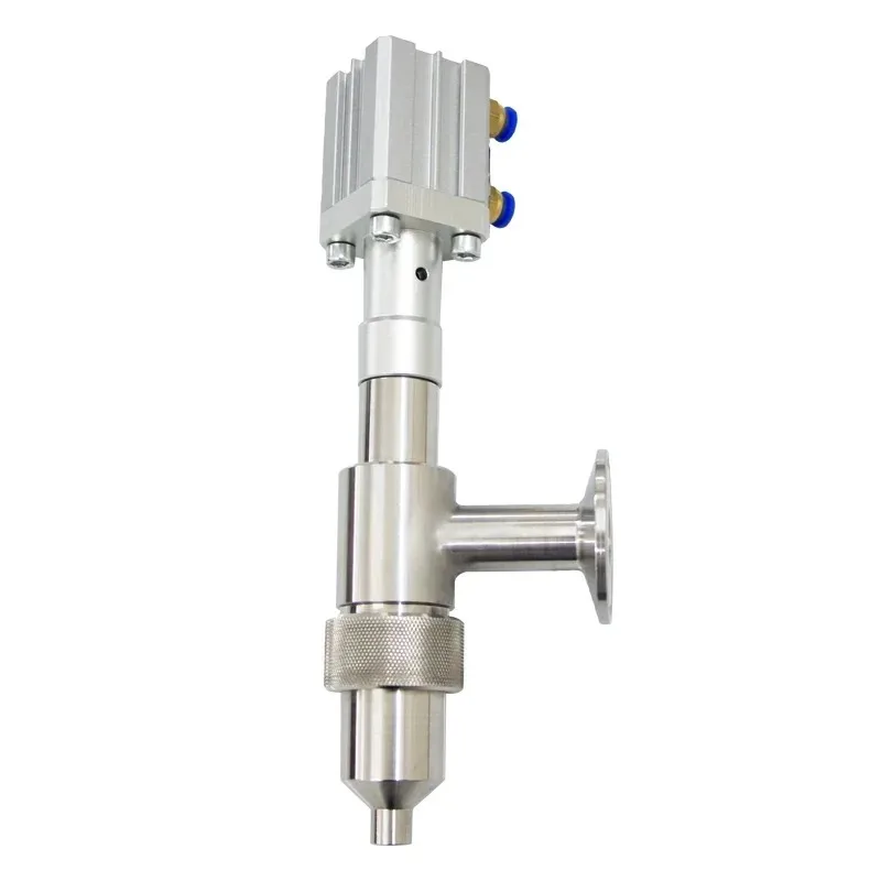 304 Stainless Steel Anti-Drip Filling Head Chuck Straight Head Pneumatic Filling Machine Accessories Discharge Nozzle