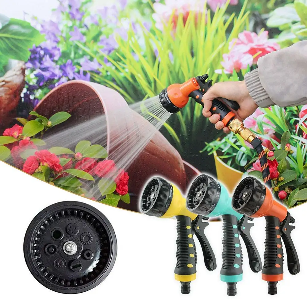 3 Styles High Pressure Water Gun Car Wash Garden Adjustable Nozzle Hose Watering Gun Lawn Hose Multifunction Irrigation Sprayer