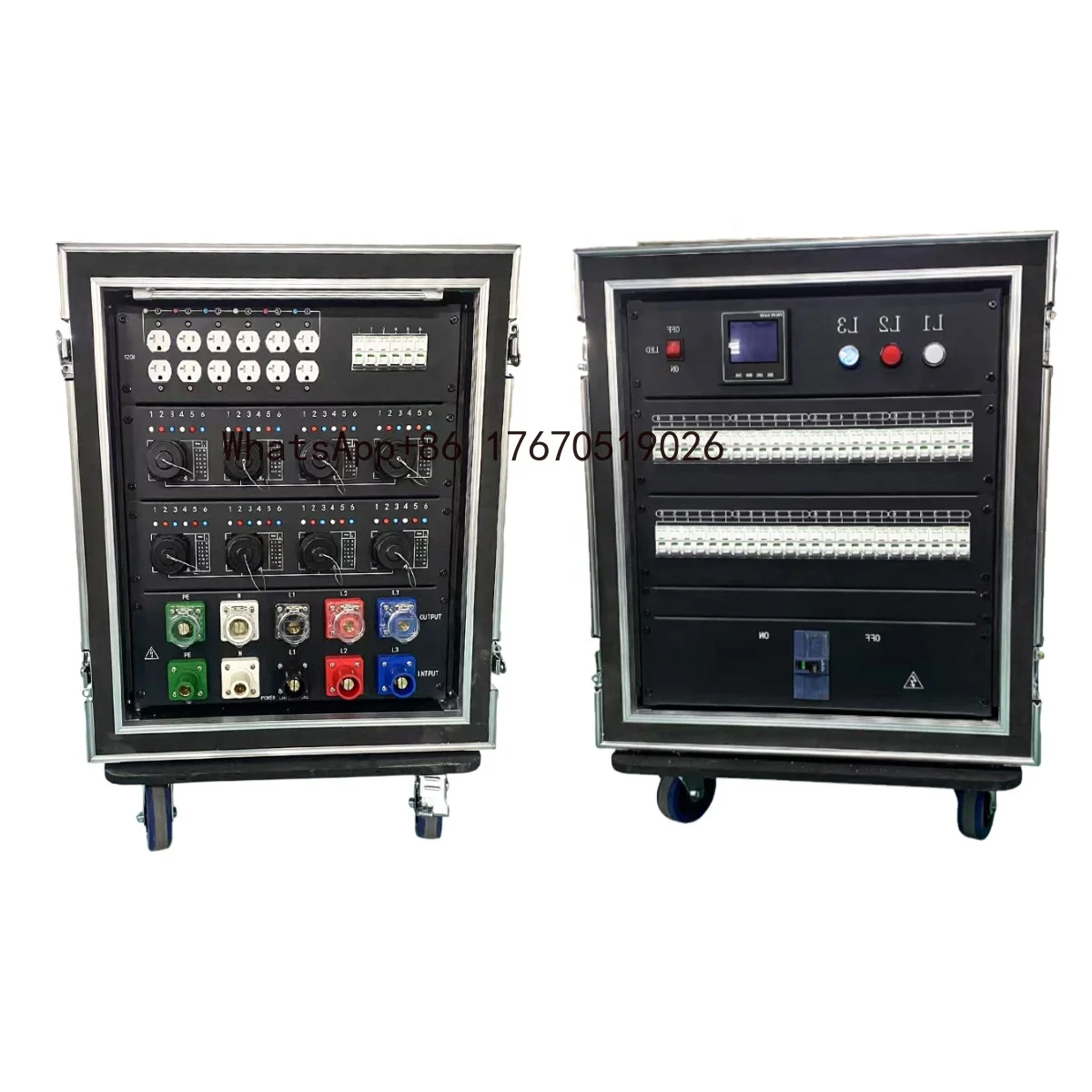 53 400 Amp 220v Camlock In/Out 19 Pin Socapex Distro 3 Phase Electrical Power Distribution Equipment Power Distribution