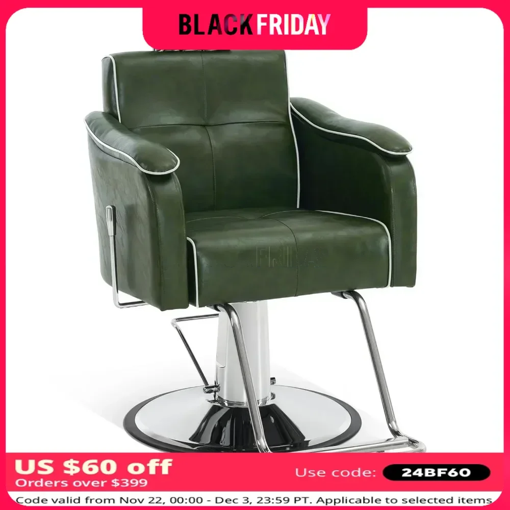 

Barber Chair with 440 Lbs. Heavy Duty Hydraulic Pump All Purpose Hair Styling Swivel Salon Chair