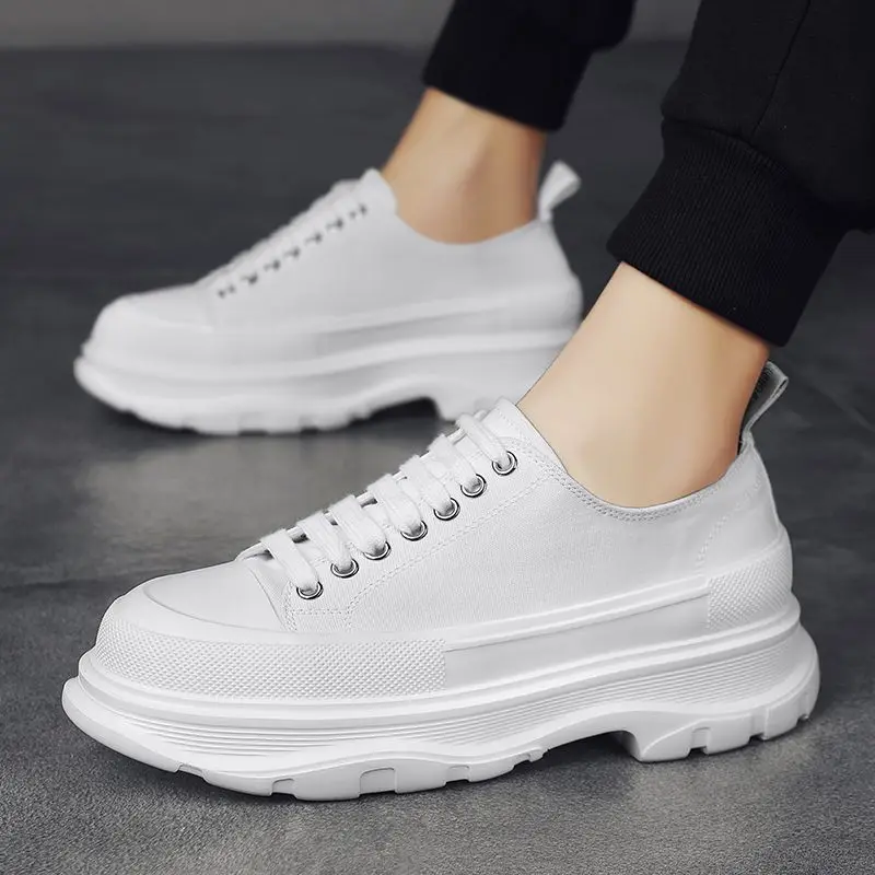 Unisex Invisible Elevator Platform Thick Bottom Sneakers Breathable Thin Summer Casual Sports Shoes Men Women Trendy