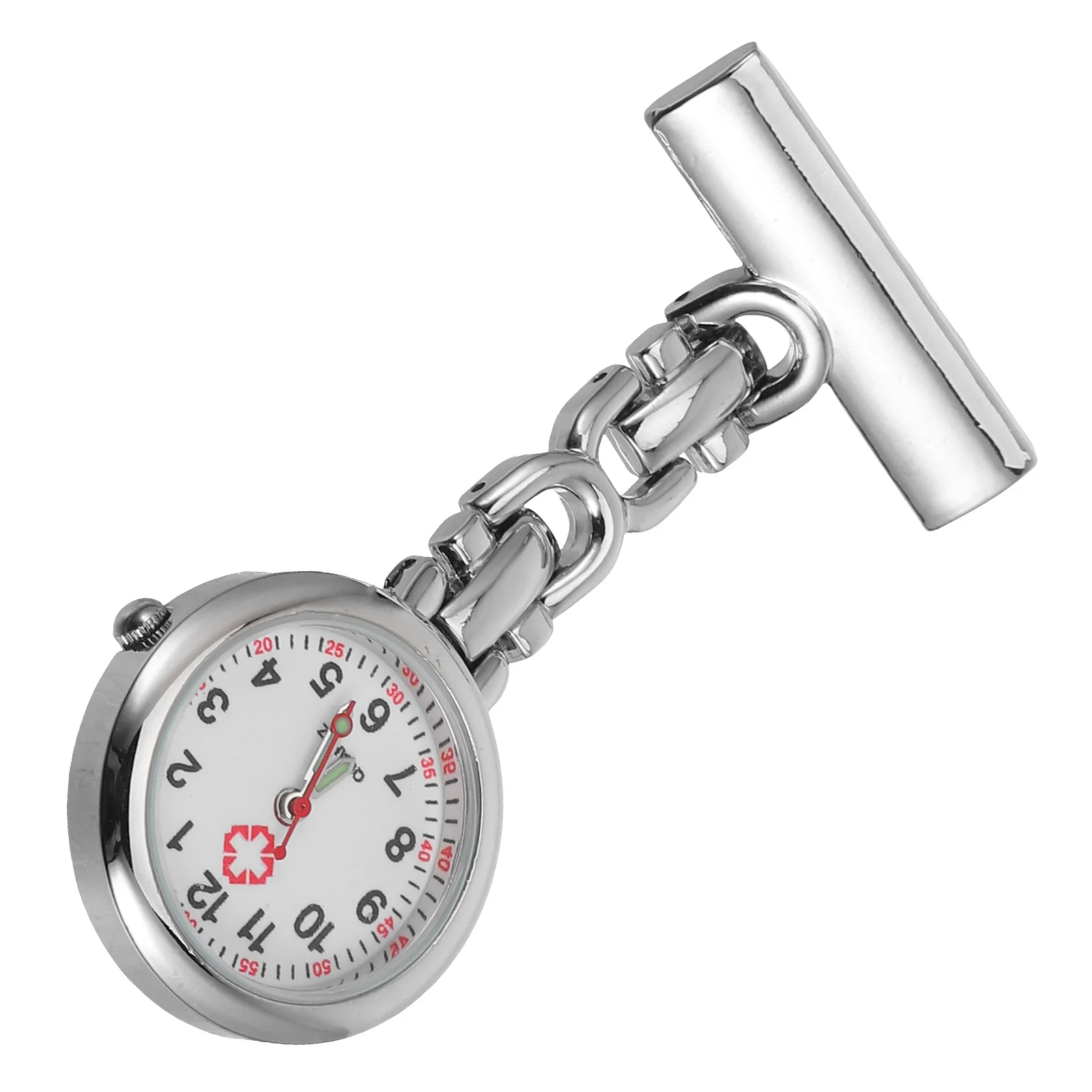 

Medical Pocket Watch for Nurses Doctors Simple Style Portable Fob Brooch Hospital Setting Professional Accessories Gift