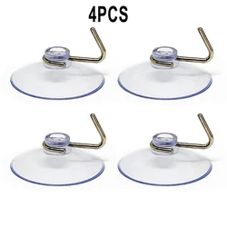 4PCS Suction Hooks Suction Cup Towel Holder Without Drilling Hooks Wall Hooks Load Rack  Cup Sucker For Kitchen Bathroom