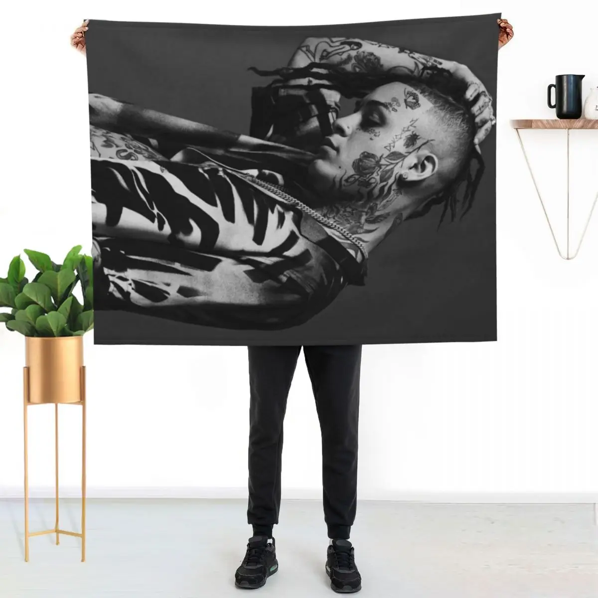 Lil Skies Throw Blanket Giant Sofa Blankets For Baby Luxury Kid'S Sofa Summer Blankets