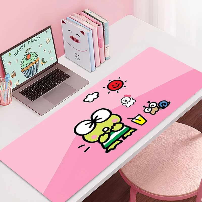 

Mouse Pad kerokerokeroppl Non-Slip Rubber Edge locking mousepads Game play mats notebook computer Home Decor Sanrio Girl style